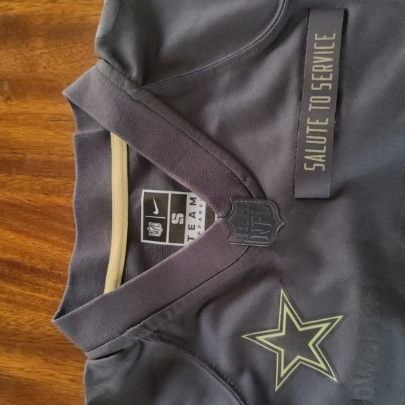 NFL Dallas Cowboys Tony Romo Nike Youth Salute to Service Jersey - Picture 3 of 8
